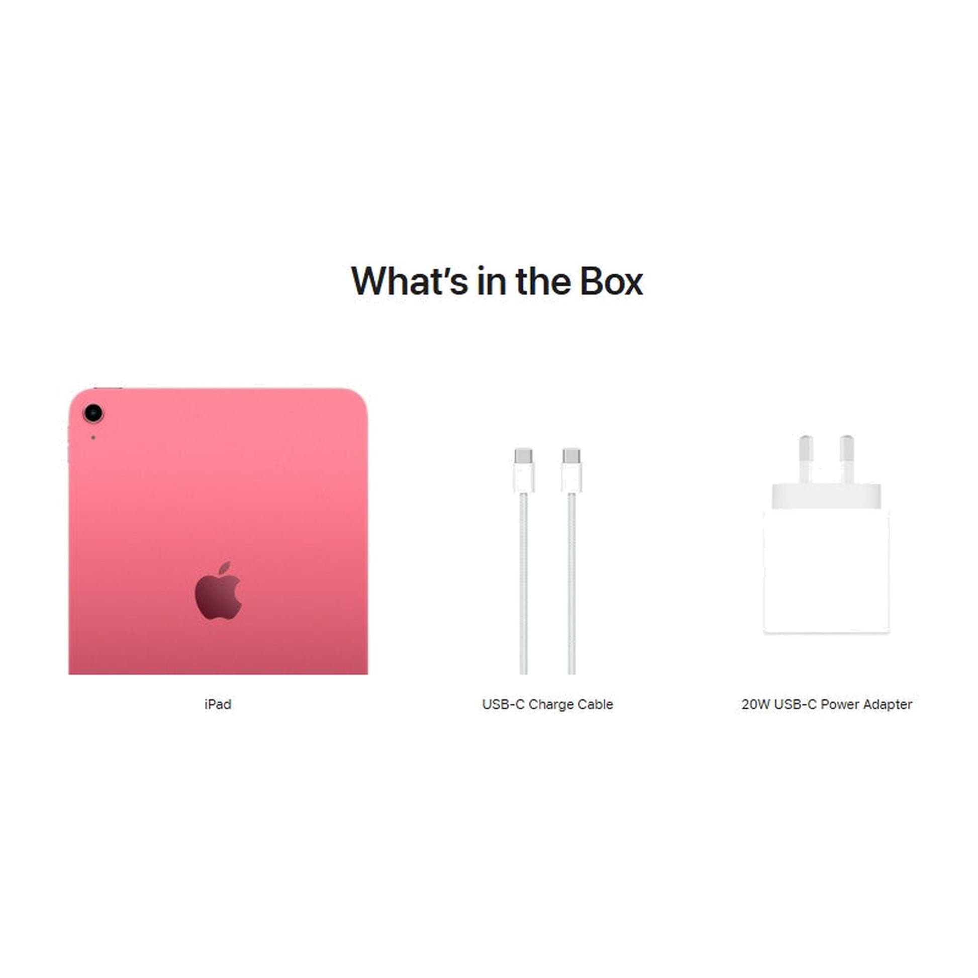 pink ipad on a white background