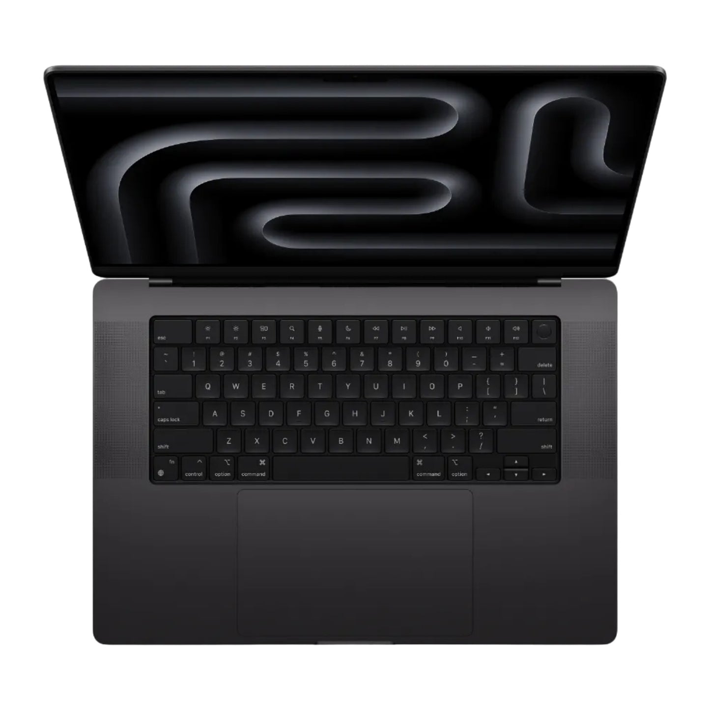 macbook on a white background