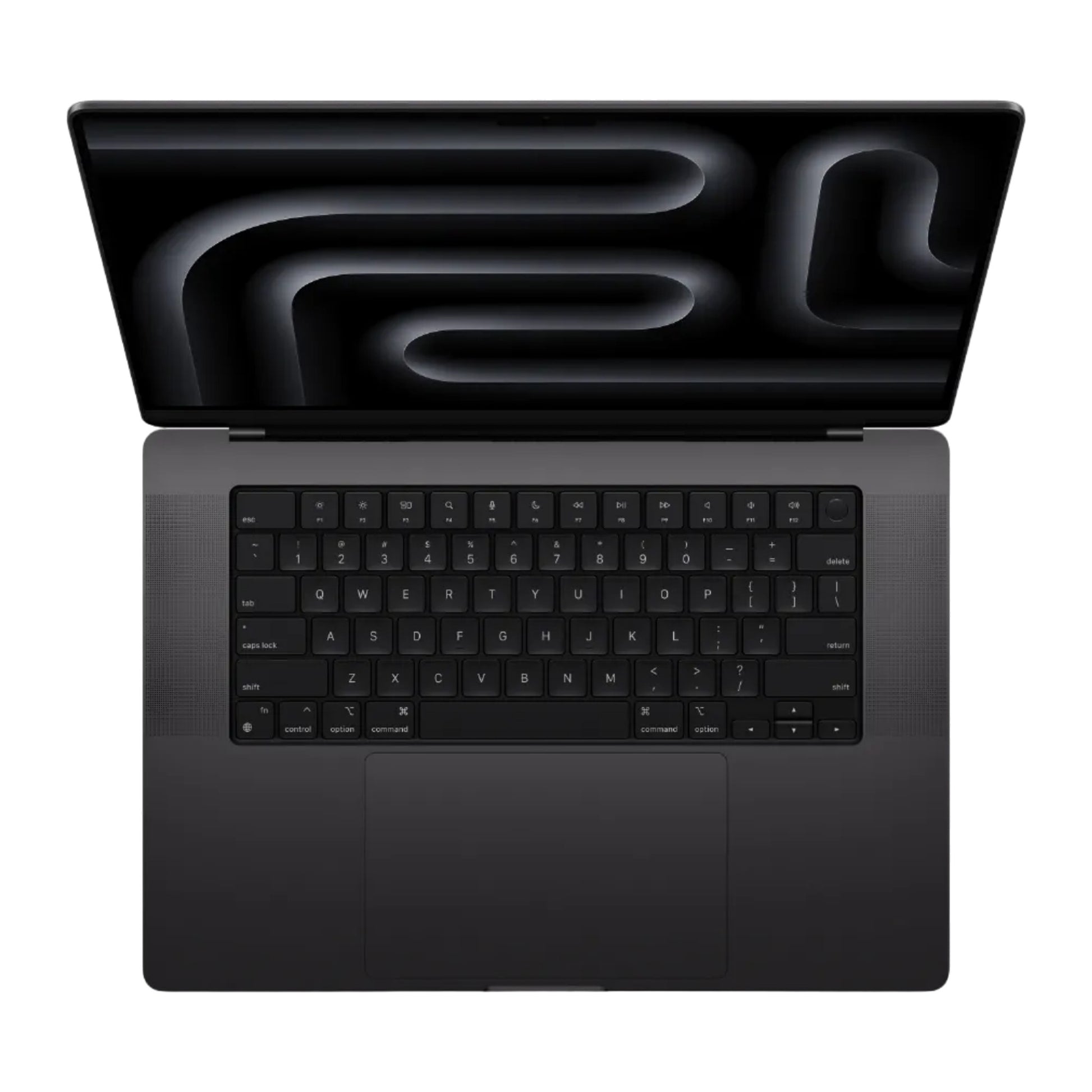 macbook on a white background