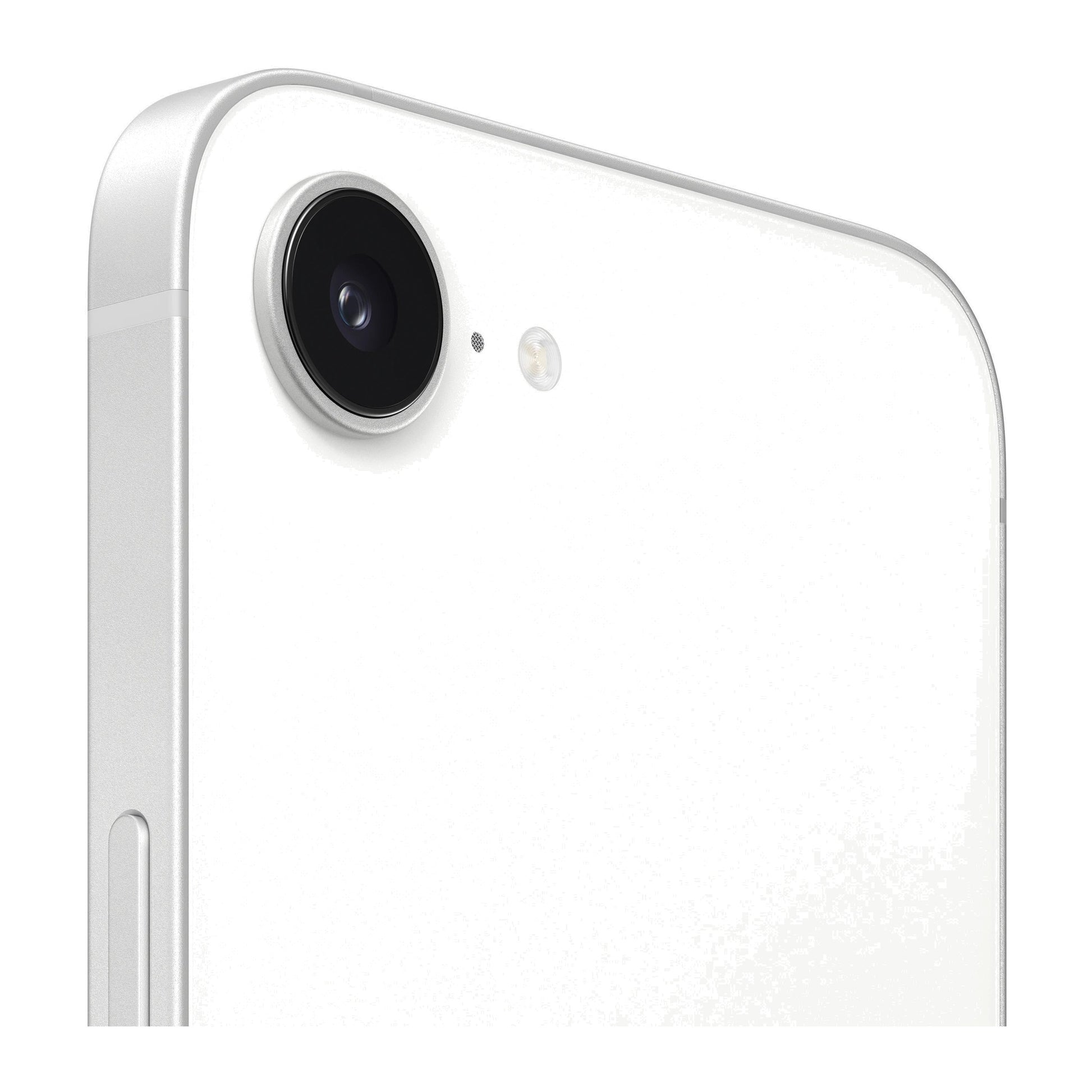 White iphone on white background