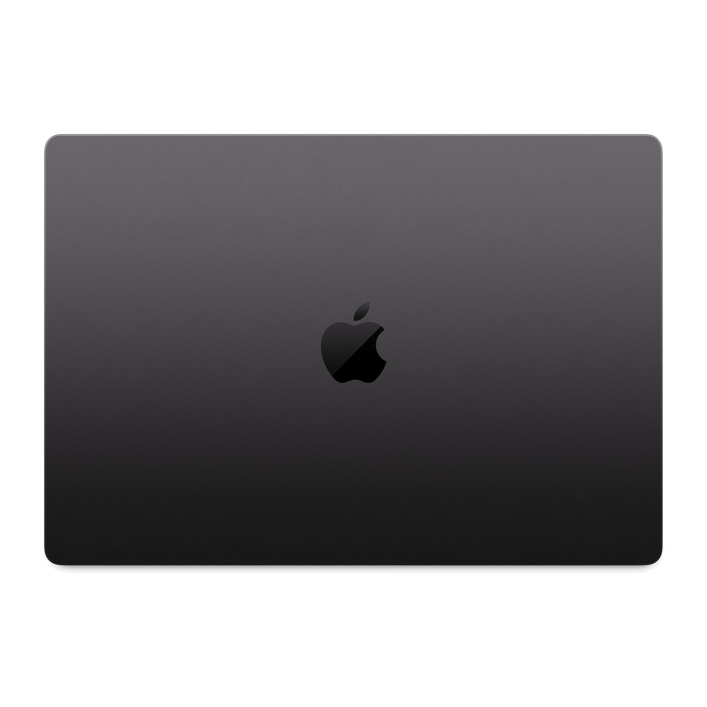 black macbook pro on white background