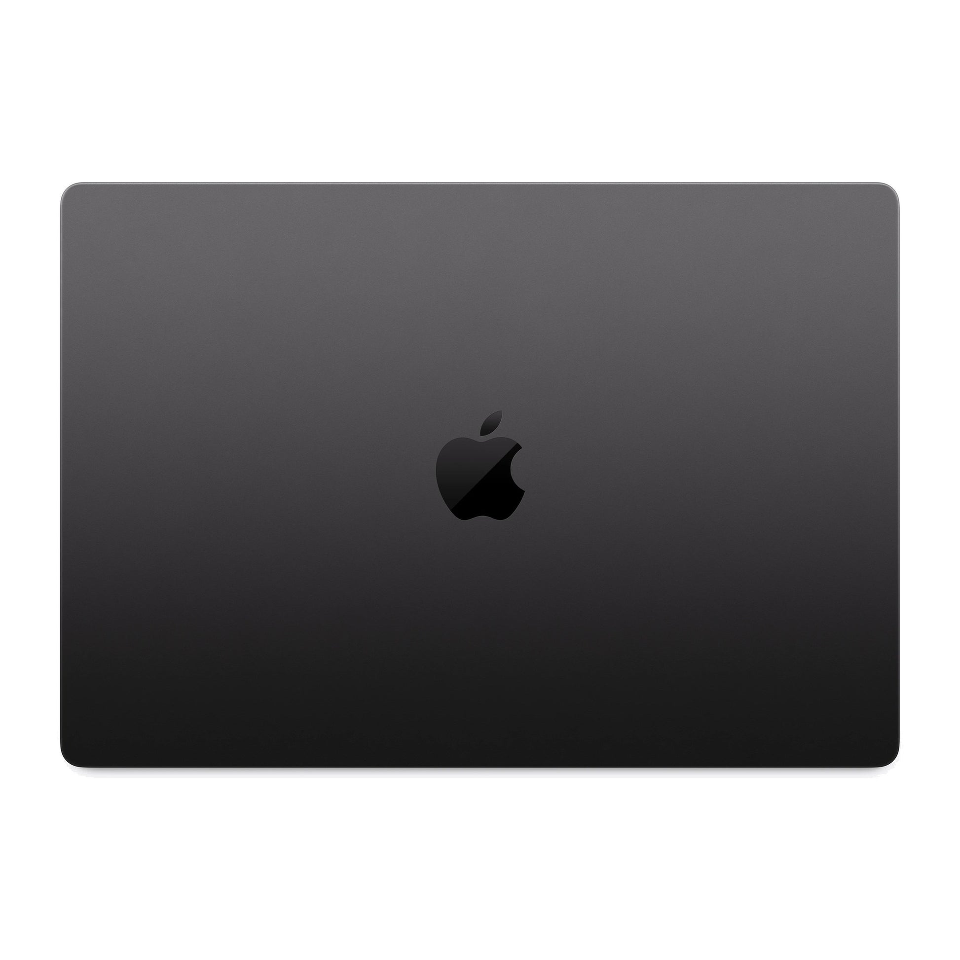 black macbook pro on white background