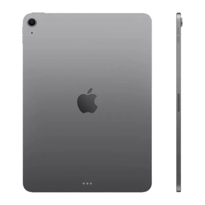 gray ipad on a white background