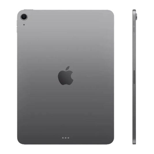 gray ipad on a white background