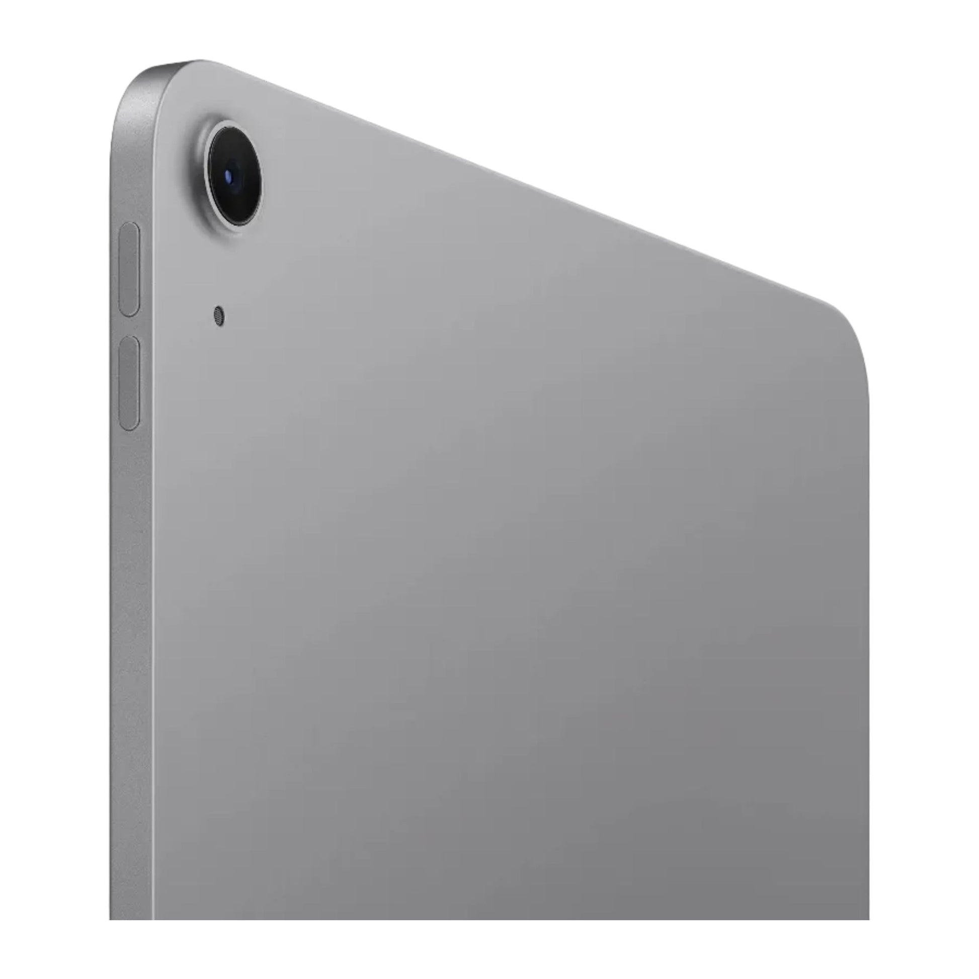gray ipad on a white background