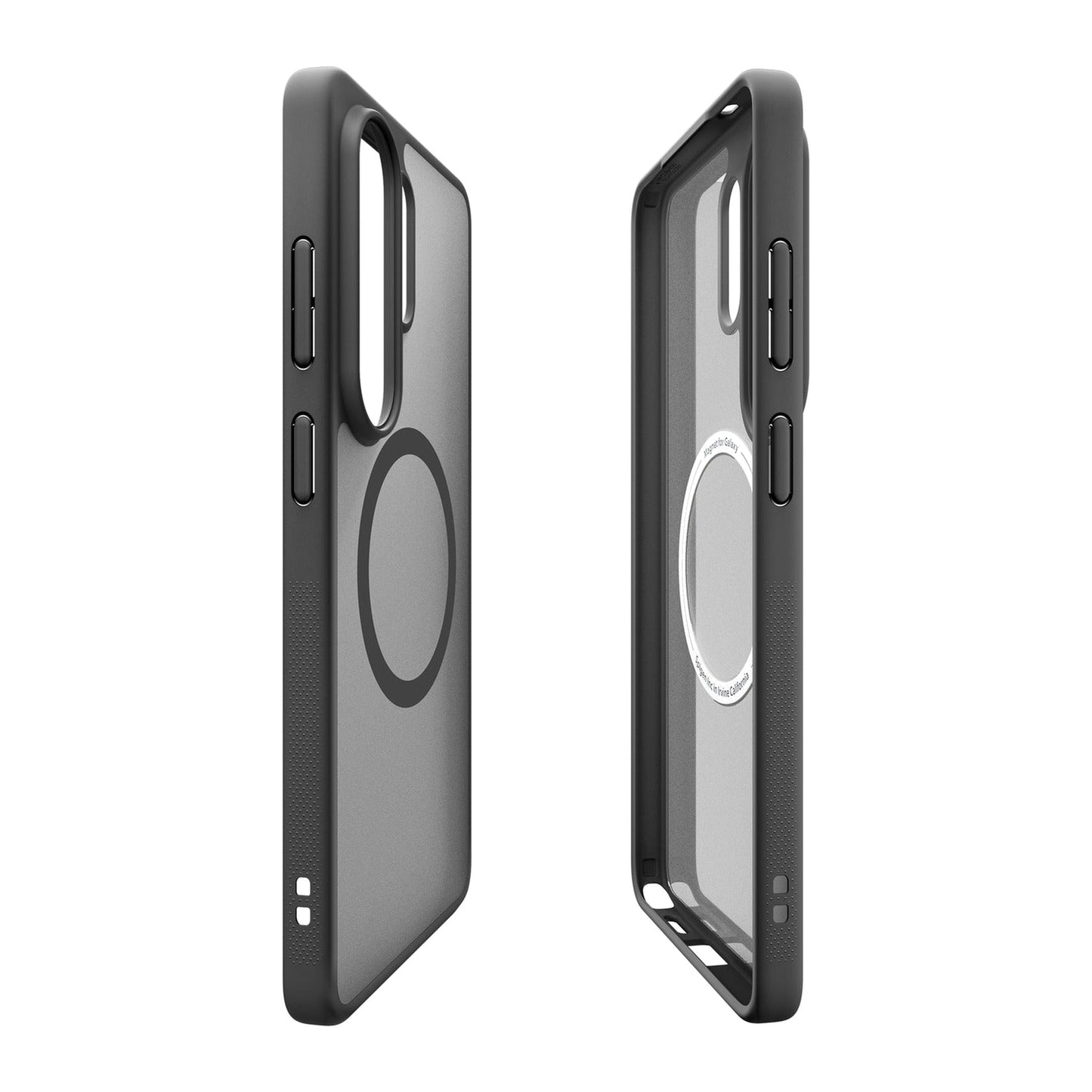 black capella magnet case on white background