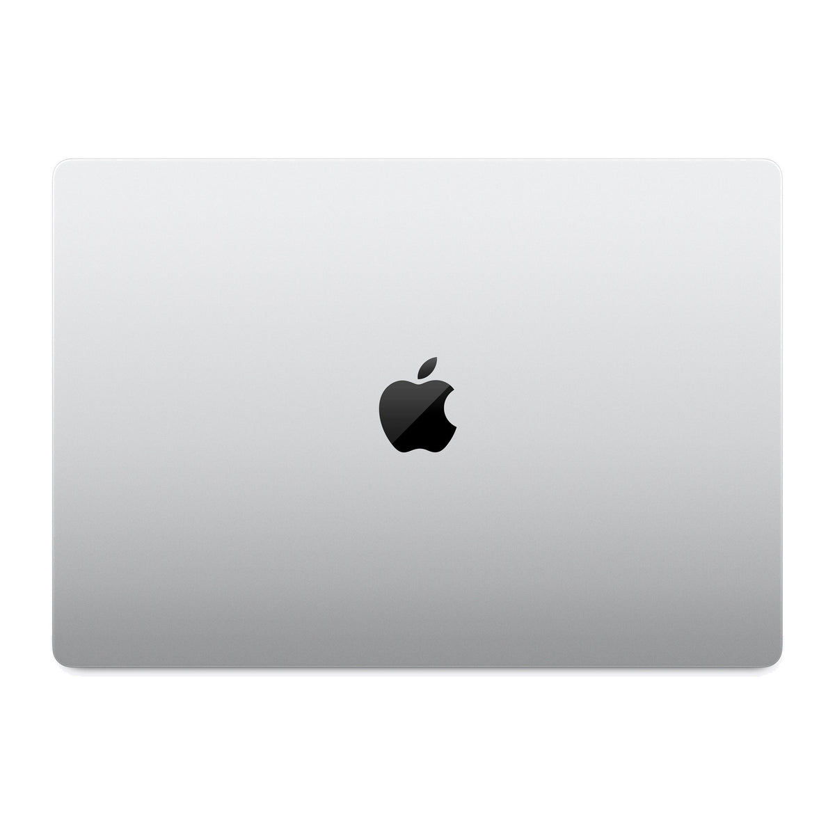 silver macbook pro on white background