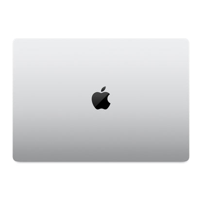 silver macbook pro on white background