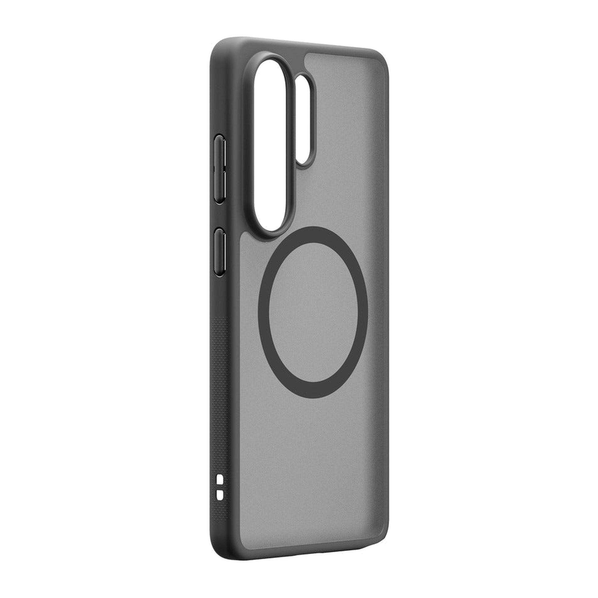 black capella magnet case on white background