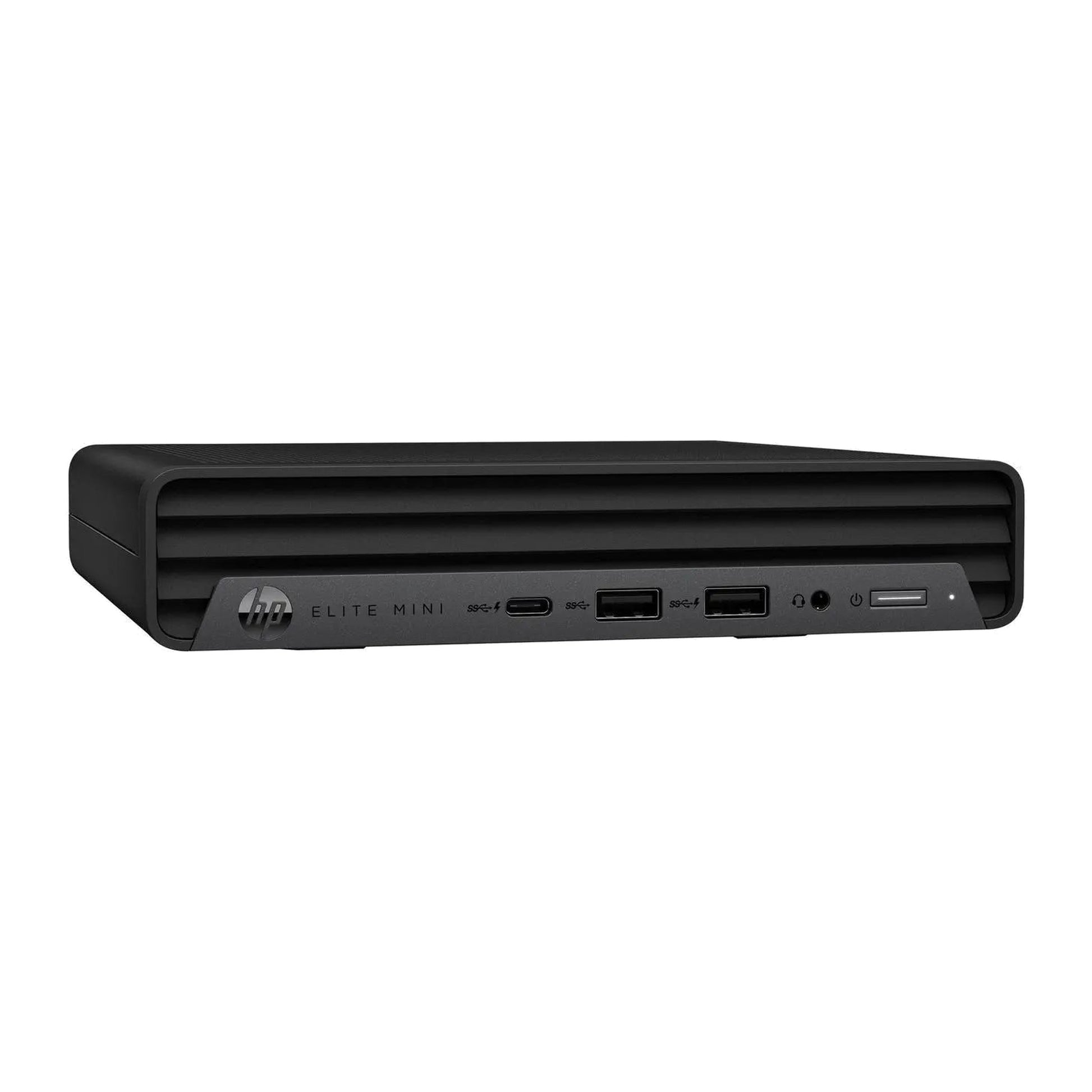 HP Elite Mini computer on a white background