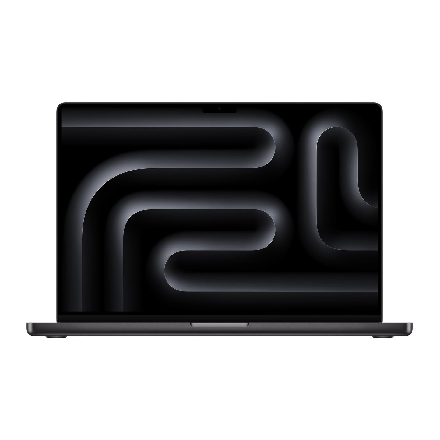 black macbook pro on white background