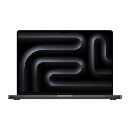 black macbook pro on white background