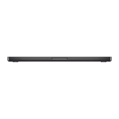 black macbook pro on white background