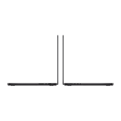 black macbook pro on white background