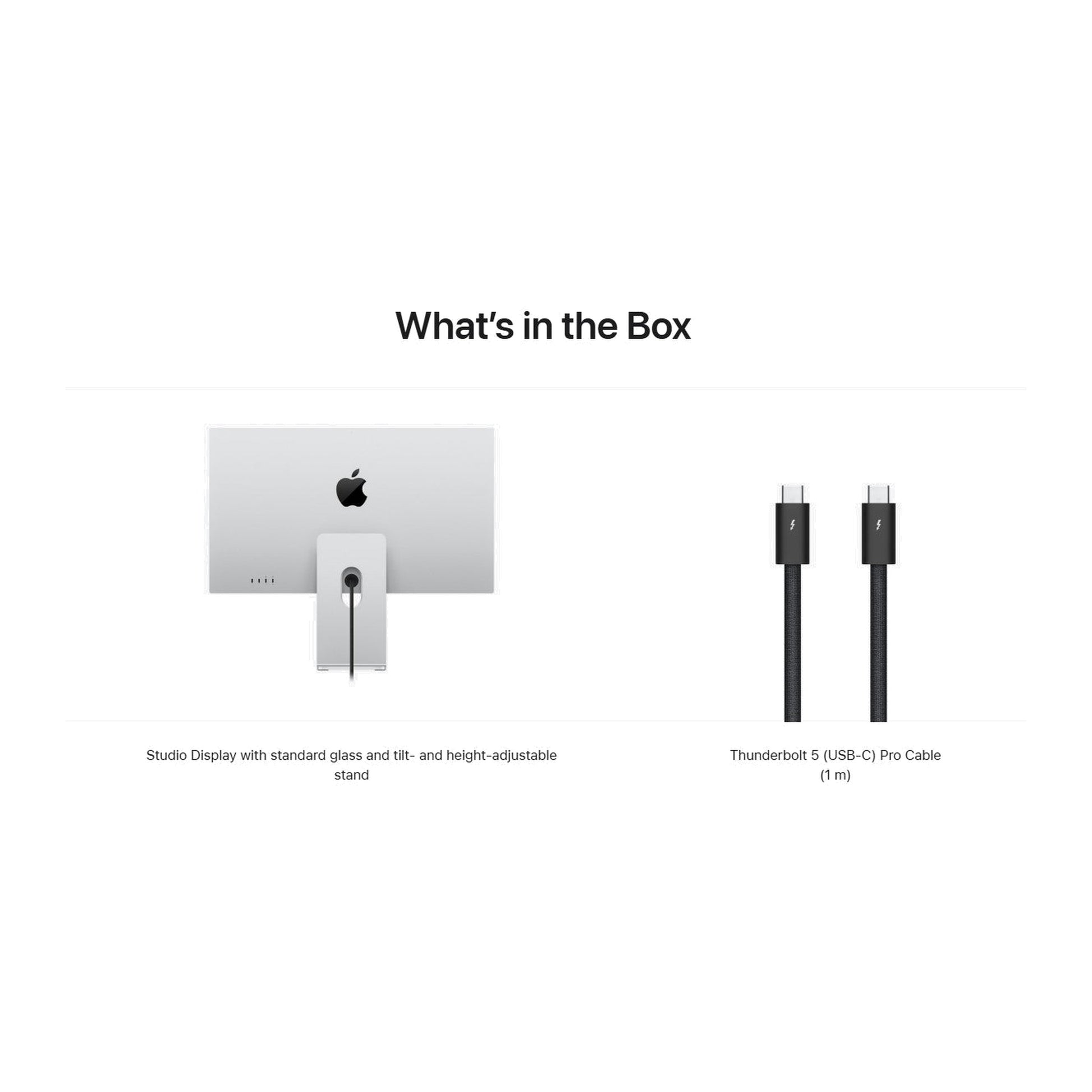 studio display on white background