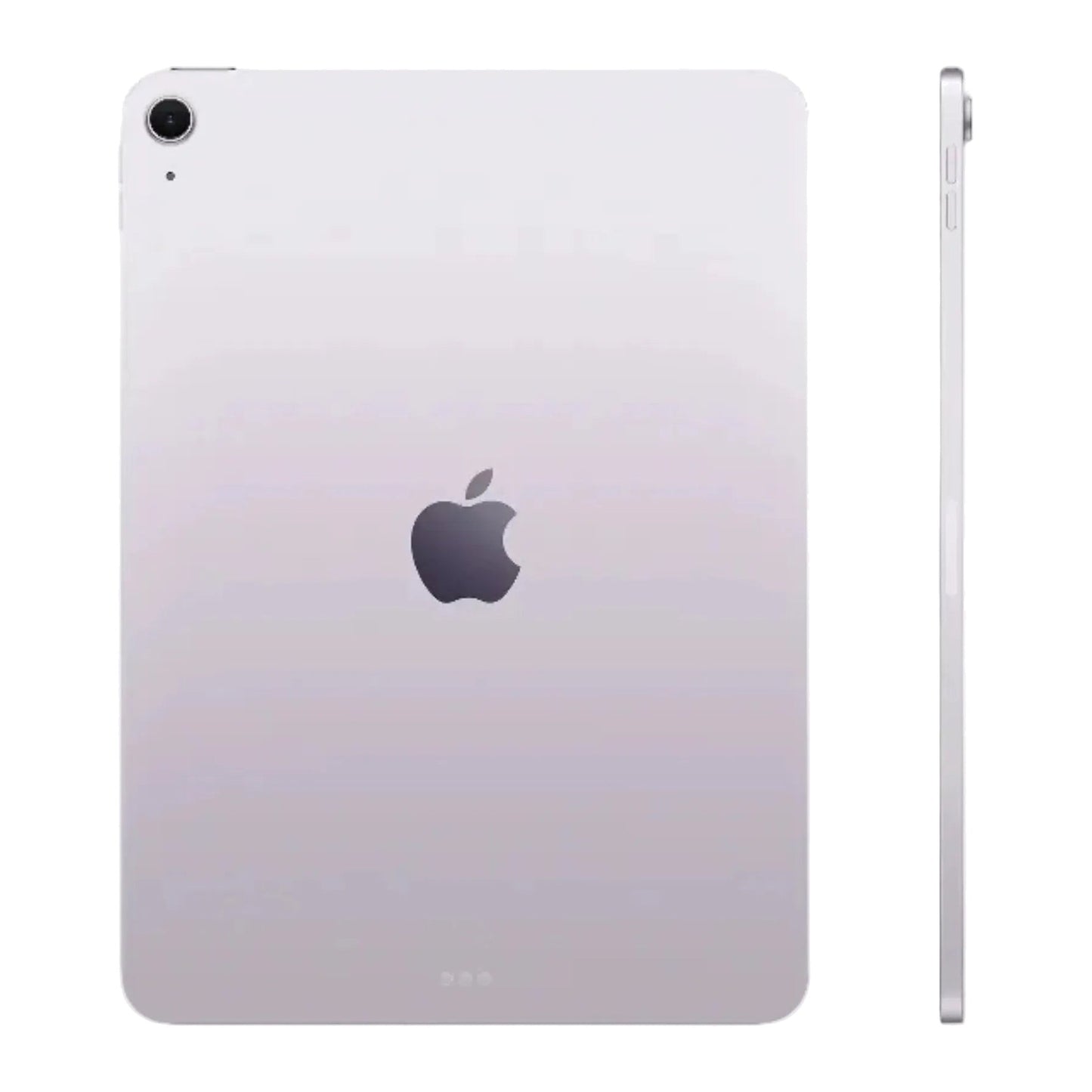purple ipad on a white background