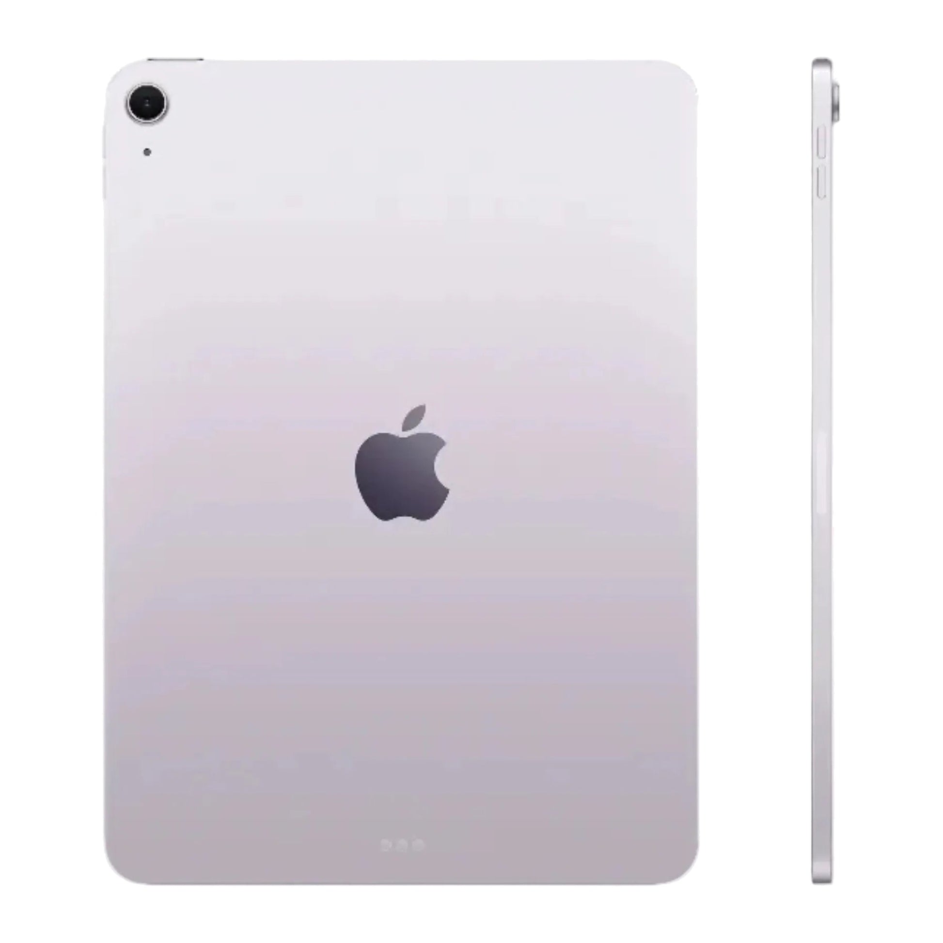 purple ipad on a white background