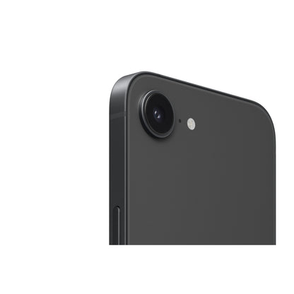 black iphone on white background