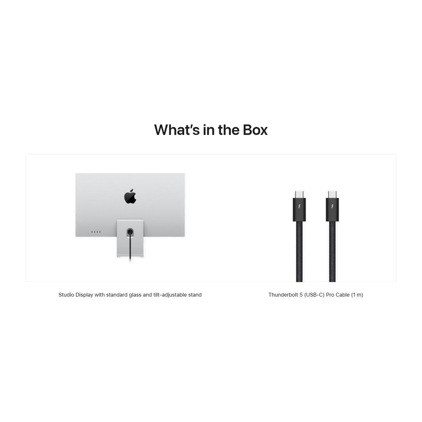 studio display on white background