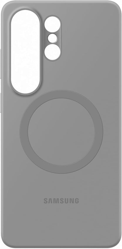 grey silicone magnet case on white background