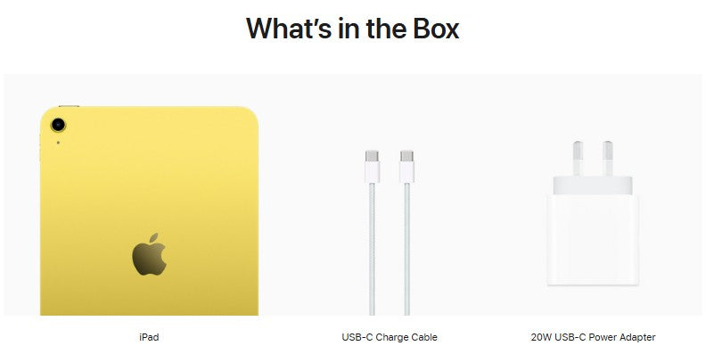 yellow ipad on a white background